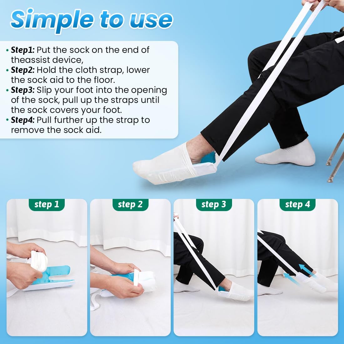 ExtraHealthy™ Socks Helper