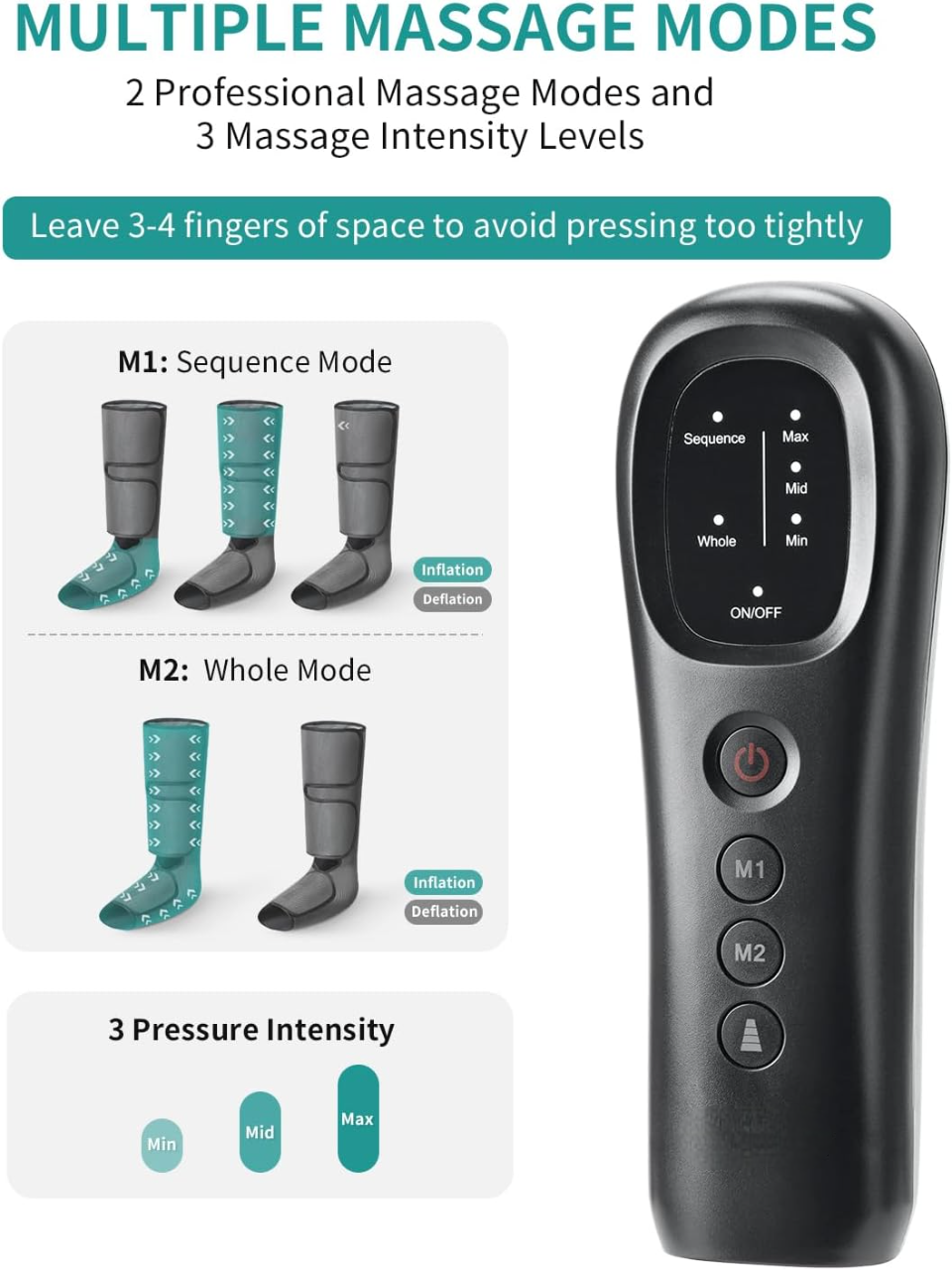 AirWrap Compression Leg Massager