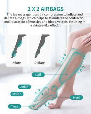 AirWrap Compression Leg Massager