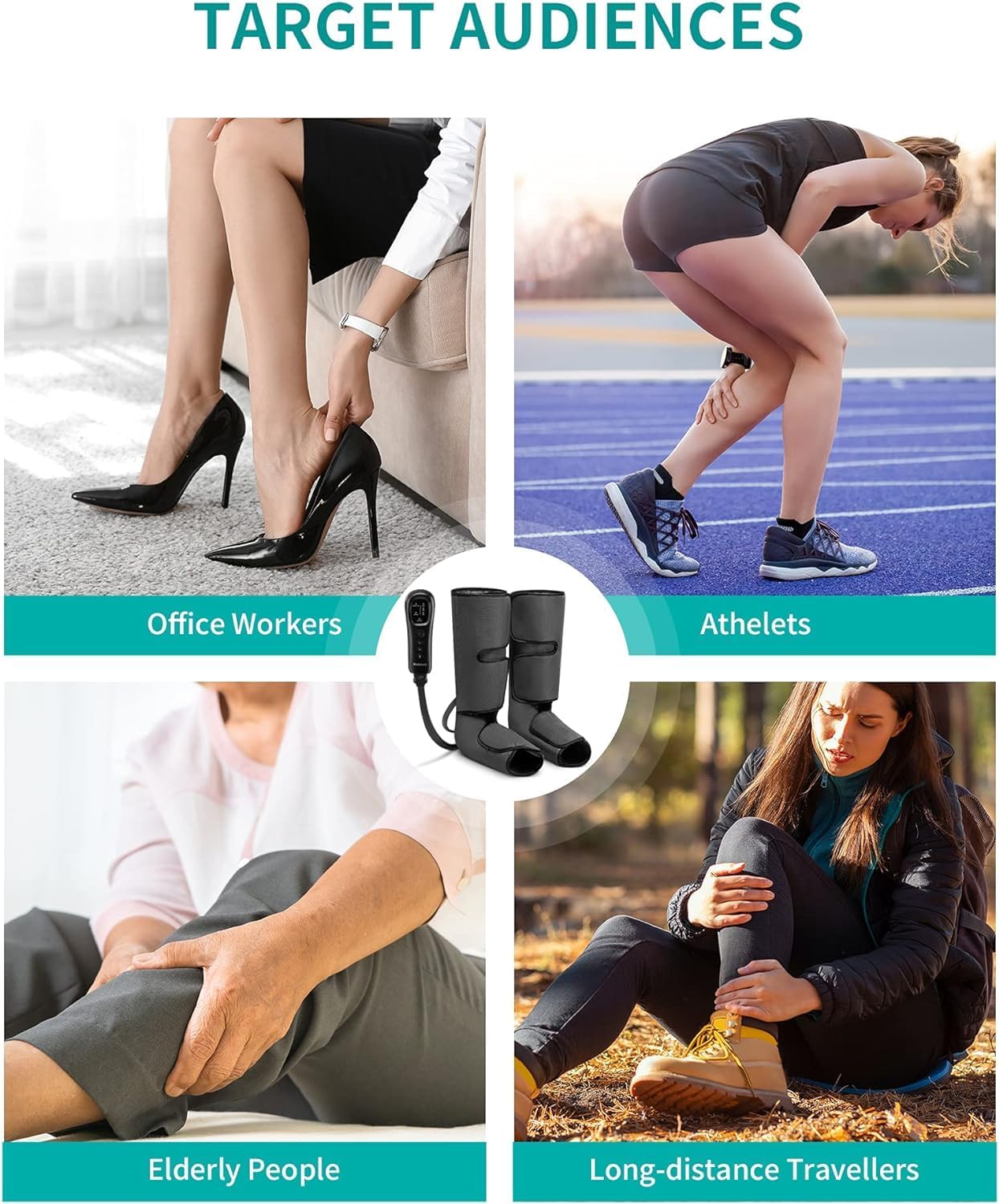 AirWrap Compression Leg Massager