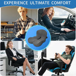 Pressure Relief Seat Cushion with Lumbar Support