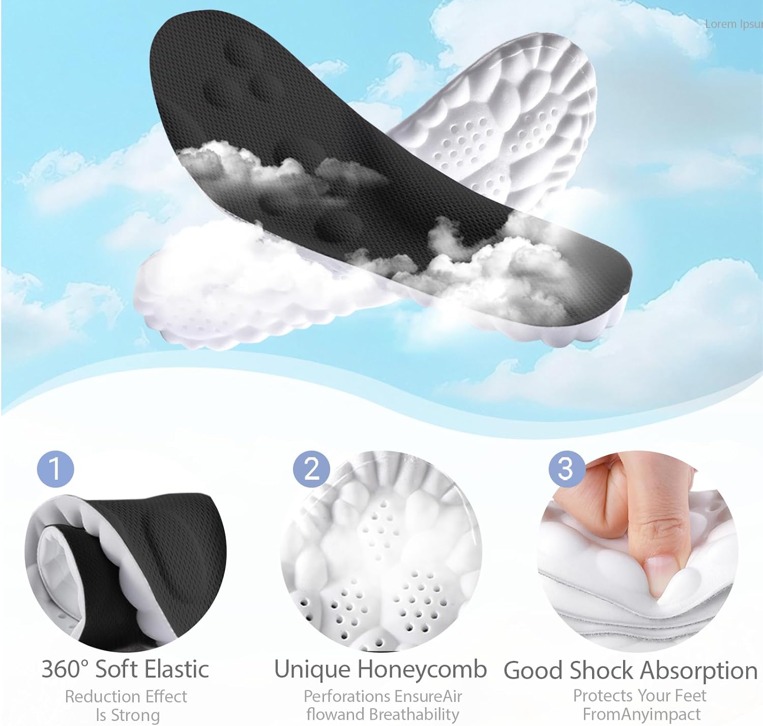 ExtraHealthy™ Cloud Insoles (Pair)