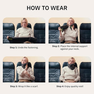 Supportive Travel Pillow for Neck & Shoulder Pain