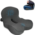 Pressure Relief Seat Cushion with Lumbar Support