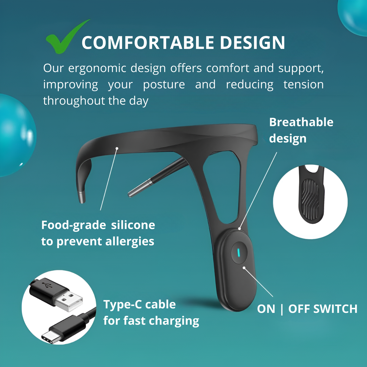 PosturePal® Smart Posture Trainer – ExtraHealthy